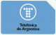 PHONE CARD ARGENTINA URMET NEW (E54.3.2 - Argentinië