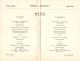 MENU PAQUEBOT ILE DE FRANCE 28  AVRIL 1955 - Menus