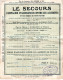 Police D'assurance Contre Les Accidents Du Travail - Lure Le 1er Juin 1926 - Non Classés