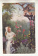 CM16. Antique Tucks Postcard. All In The Garden Fair. Hollyhock. Duplex Postmark - Flores