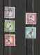 Ajman 13 Timbres  Foot Ball 1972 Mi 2492 à 2497 - Puma Mi 1406 - Train Mi 1854 -  Année 1969 Perroquet Mi 403 - Scout - Ajman