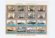 Ajman - Transport Lot De 2 Blocs De 16 Timbres Petit Format - Les Bateaux - Variété De Couleur Année 1973 Mi 2877 à 2892 - Ajman