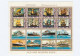 Ajman - Transport Lot De 2 Blocs De 16 Timbres Petit Format - Les Bateaux - Variété De Couleur Année 1973 Mi 2877 à 2892 - Ajman