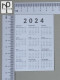 CALENDARS  - COGUMELOS - 2024 - 2 SCANS  - (Nº58752) - Small : 2001-...