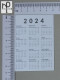 CALENDARS  - COGUMELOS - 2024 - 2 SCANS  - (Nº58757) - Formato Piccolo : 2001-...