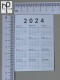 CALENDARS  - COGUMELOS - 2024 - 2 SCANS  - (Nº58762) - Petit Format : 2001-...