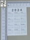 CALENDARS  - COGUMELOS - 2024 - 2 SCANS  - (Nº58763) - Petit Format : 2001-...