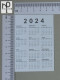 CALENDARS  - COGUMELOS - 2024 - 2 SCANS  - (Nº58765) - Petit Format : 2001-...