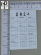 CALENDARS  - COGUMELOS - 2024 - 2 SCANS  - (Nº58768) - Small : 2001-...