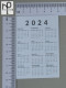 CALENDARS  - COGUMELOS - 2024 - 2 SCANS  - (Nº58768) - Petit Format : 2001-...