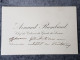 Carte De Visite Avec Lettre Du Ministère De La Justice - Armand Rambaud Chef Du Cabinet Du Garde Des Sceaux -1895 - Cartes De Visite