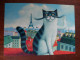 Paris. Tour Eiffel  - Modern Ukrainian  Postcard / Cat Chat - Tour Eiffel