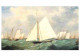 Art - Peinture - Fitz Hugh Lane - New York Yacht Club Regatta - Carte Neuve - CPM - Voir Scans Recto-Verso - Peintures & Tableaux