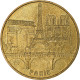 France, Tourist Token, Paris, Monuments, 2006, MDP, Or Nordique, SUP - Sonstige & Ohne Zuordnung