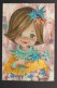 Carte Postale Fantaisie Brodée (75) - Original - Embroidered