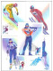 Russia USSR 1988 MC X5 Sport Calgary XV Winter Olympic Games, Maximum Cards - Cartoline Maximum