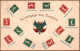 Le Langage Des Timbres - Cpa Gaufrée Embossed - Stamps - Briefmarken (Abbildungen)
