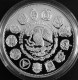 MEXICO 1992 $100 IBEROAMERICAN SERIES Silver Coin, Proof, In Capsule, Orig. Edges Toning, Rare Thus - Mexiko