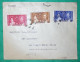 STAMPS MONTSERRAT GEORGE VI RED BROWN BLUE FOR TOUQUET PARIS PLAGE FRANCE 1937 COVER - Montserrat