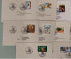 Lot De Timbres De 2000 Avec Oblitération Cachet à Date Philatélique De 2001/02 Sur Lettre  TB - Used Stamps