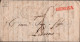 633 - LETTERA PREFILATELICA DA GENOVA A LIVORNO 1836 - 1. ...-1850 Prephilately