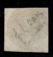 COB 7A, Papier Epais, Bord De Feuille Droite Maximale, 4 Marges,obliteration Centrale Droite Et Nette De BRUXELLES (P24) - 1851-1857 Medallones (6/8)