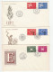 Collection 5 1960-63 Greece EUROPA FDCs (inc Diff Pmks) Cover Fdc Stamps - FDC