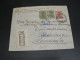 Argentina 1922 Registered Stationery Cover To Germany Folds *9472 - Autres & Non Classés