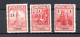 Timor (Portugese) 1925 Old Set Pombal Stamps (Michel Z 2/4) MNH - Timor