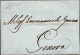 641 - LETTERA PREFILATELICA DA NAPOLI A GENOVA 1805 - 1. ...-1850 Prephilately