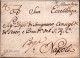 642 - LETTERA PREFILATELICA DA MONTEFUSCO A NAPOLI 1806 - 1. ...-1850 Prephilately