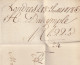 1786 - George III - Marque Postale DANGLETERRE Sur Enveloppe Pliée De London Londres Vers PARIS, France - Taxe 20 - Postmark Collection