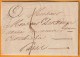 1814 - Marque Postale 50 MONTIER AN DER Sur Lettre Pliée Avec Corresp Familiale De Ceffonds, Haute Marne Vers PARIS - 1801-1848: Précurseurs XIX