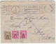 Taxe-rebuts  St Jean D'angely-Pons Enveloppe Nov 1949 - Used Stamps