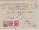 Taxe-rebuts  St Jean D'angely-Pons Enveloppe Nov 1949 - Oblitérés