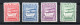 South Africa 1925 Set Airmail Stamps (Michel 17/20) MLH - Luftpost