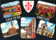 FIRENZE, TOSCANA, MULTIPLE VIEWS, ARCHITECTURE, BRIDGE, TOWER, EMBLEM, CHURCH, ITALY, POSTCARD - Firenze (Florence)