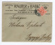 1906. BOSNIA,SARAJEVO,RACHER & BABIC METALWORKS,HEADED COMPANY COVER,10 H. STAMP - Bosnia And Herzegovina