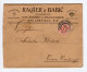 1903. BOSNIA,SARAJEVO,RACHER & BABIC METALWORKS,HEADED COMPANY COVER,10 H. STAMP - Bosnië En Herzegovina