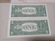 Pareja Correlativa Estados Unidos, 1 Dólar, Año 2006, UNC - Te Identificeren