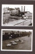 4 Photos Originales 80 SOMME - LE HOURDEL Vente De Poisson Et Camionette Marée Crotelloise Février 1975  _PHOT210a&b - Places