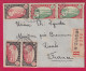 NIGER LETTRE RECOMMANDEE N'GUIGMI 1934 POUR MORTEAU DOUBS LETTRE - Briefe U. Dokumente