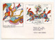 Germany 1996 FDC Scott 1925 S/S For The Children, Kindermarke - Clown On Horseback - 1991-2000