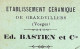 1900 CPA Commerciale 88 GRANDVILLERS Vosges - Etablissement Céramique Ed. BASTIEN & Cie - Darney