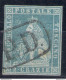 1851-52 Toscana, N° 5, 2 Crazie Azzurro Chiaro Su Grigio, Firmato Alberto Diena - Toscane