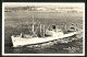 AK Handelsschiff M/s Siwa In Fahrt Vor Küste, Fliegeraufnahme, Aktiebolaget Transmarin  - Commerce