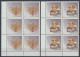 Berlin, MiNr. 818-821, 6er Bogenteile, Eckränder Re. Und Links, Postfrisch - Unused Stamps