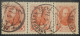 Russia 3K Used Triple Postmark Stamp 1913 - Ungebraucht