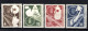 Deutschland (BRD), MiNr. 167-170, Postfrisch, BPP Signatur - Unused Stamps