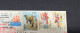 29-3-2024 (4 Y 23) China - (posted To Australia 2024) Art (with Dinosaur & Other Stamps) - Chine